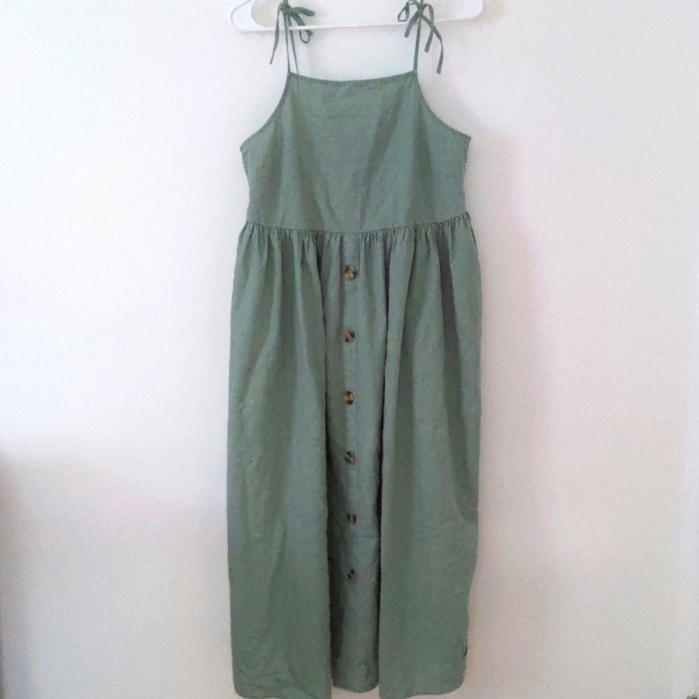 Light Green Cotton Sundress